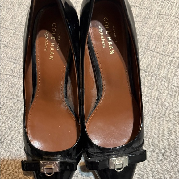 Cole Haan Black Patent Leather Women's Heels - Picture 3 of 6
